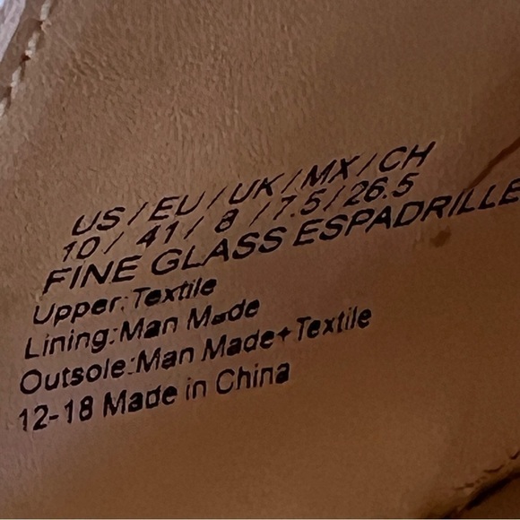 KENNETH COLE SOFT NUBUCK BLUSH SLINGBACK ESPADRILLE RAFFIA PEEP TOE SANDAL SZ 10 - Picture 9 of 10